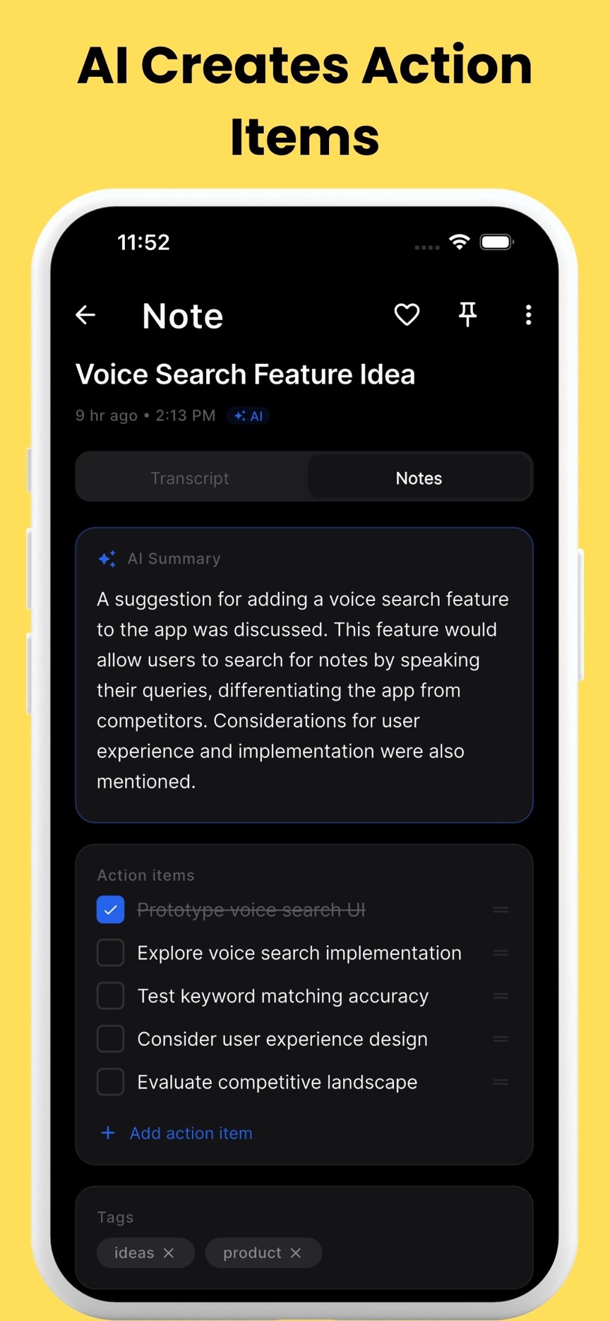 Aura Notes screenshot