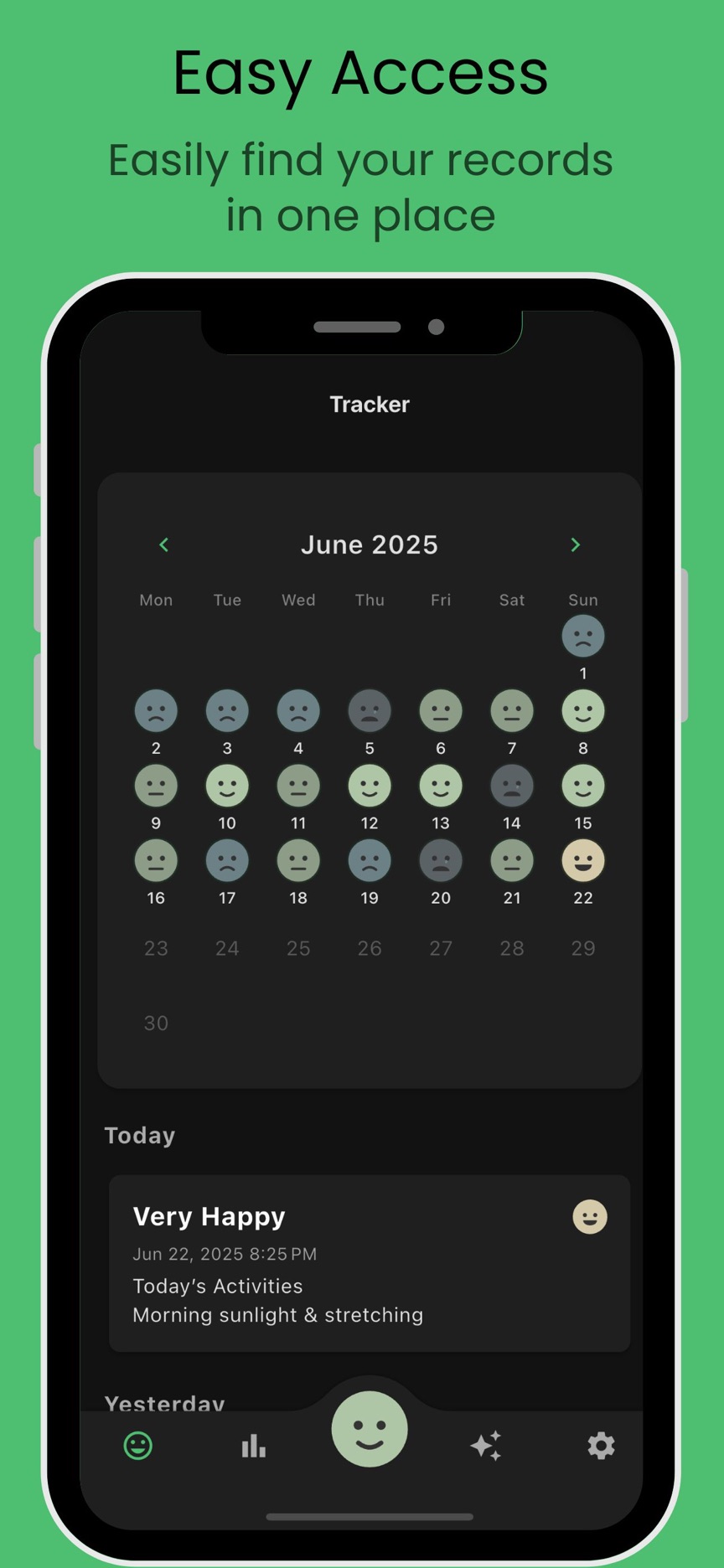 AI Mood Tracker screenshot
