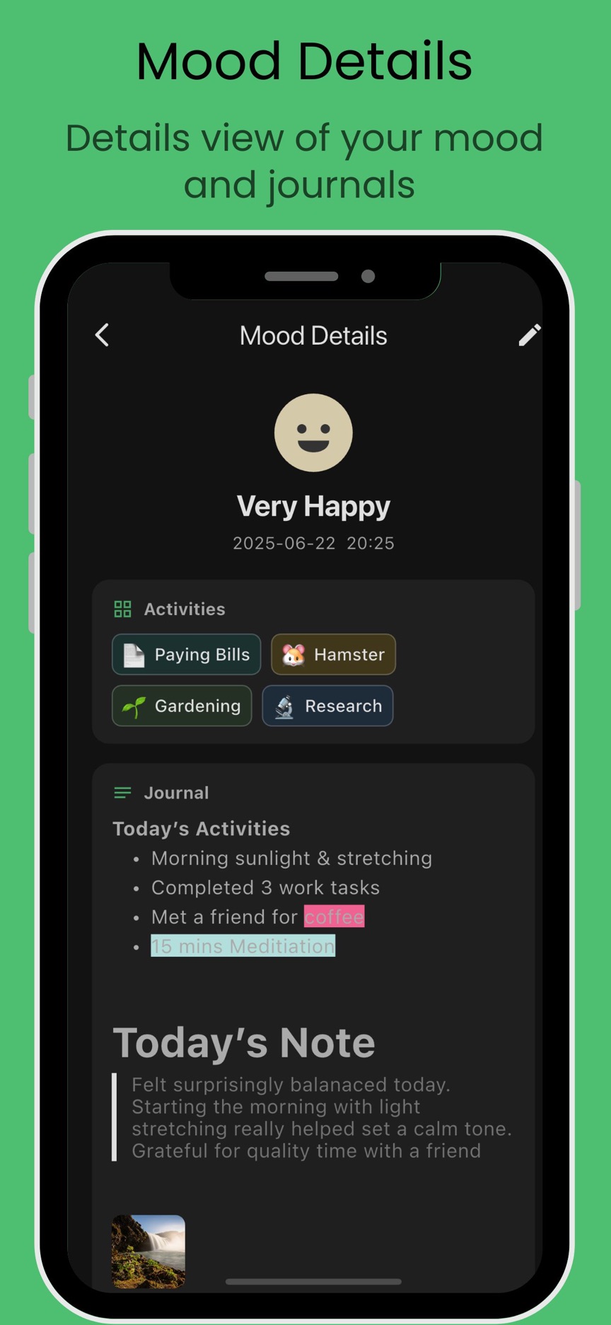 AI Mood Tracker screenshot